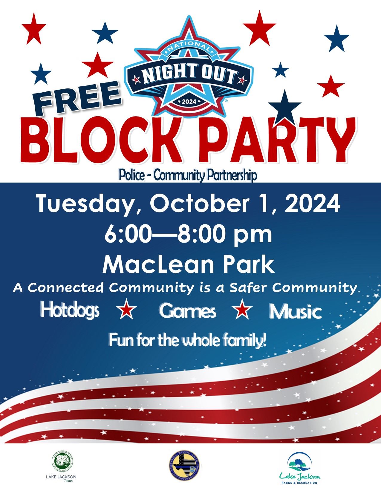 National Night Out Flyer 2024