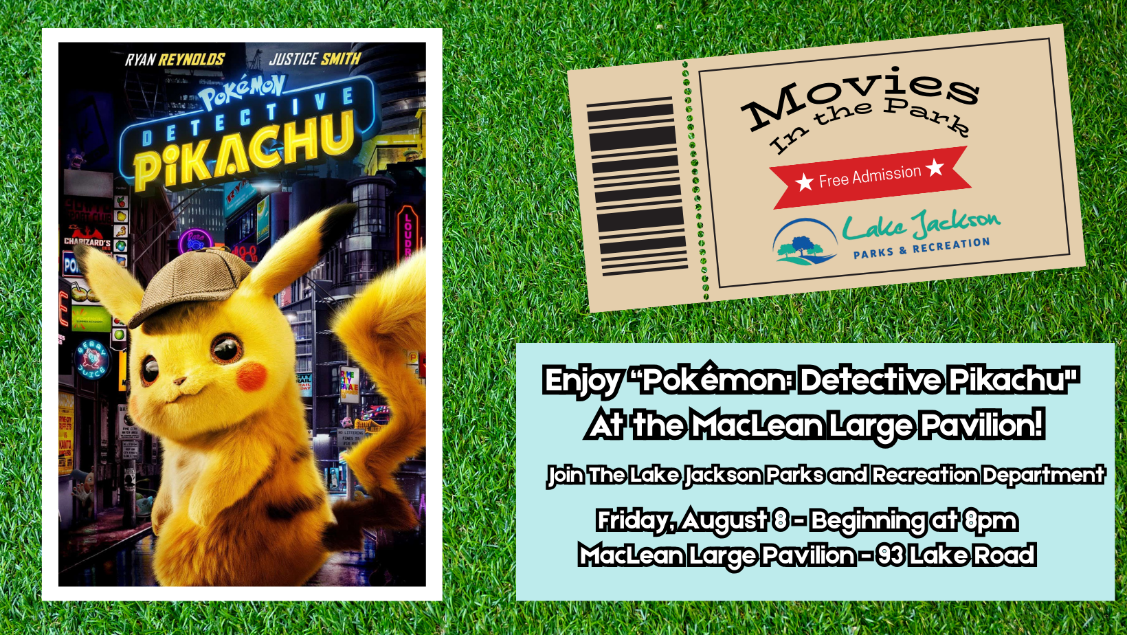 Pokemon Detective Pikachu - August 8